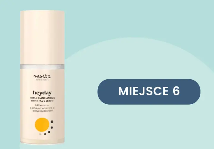 Lekkie serum z witaminą C Resibo Heyday. Czy serum z witaminą C wysusza skórę? To lekkie serum z potrójną witaminą C i antyoksydantami.